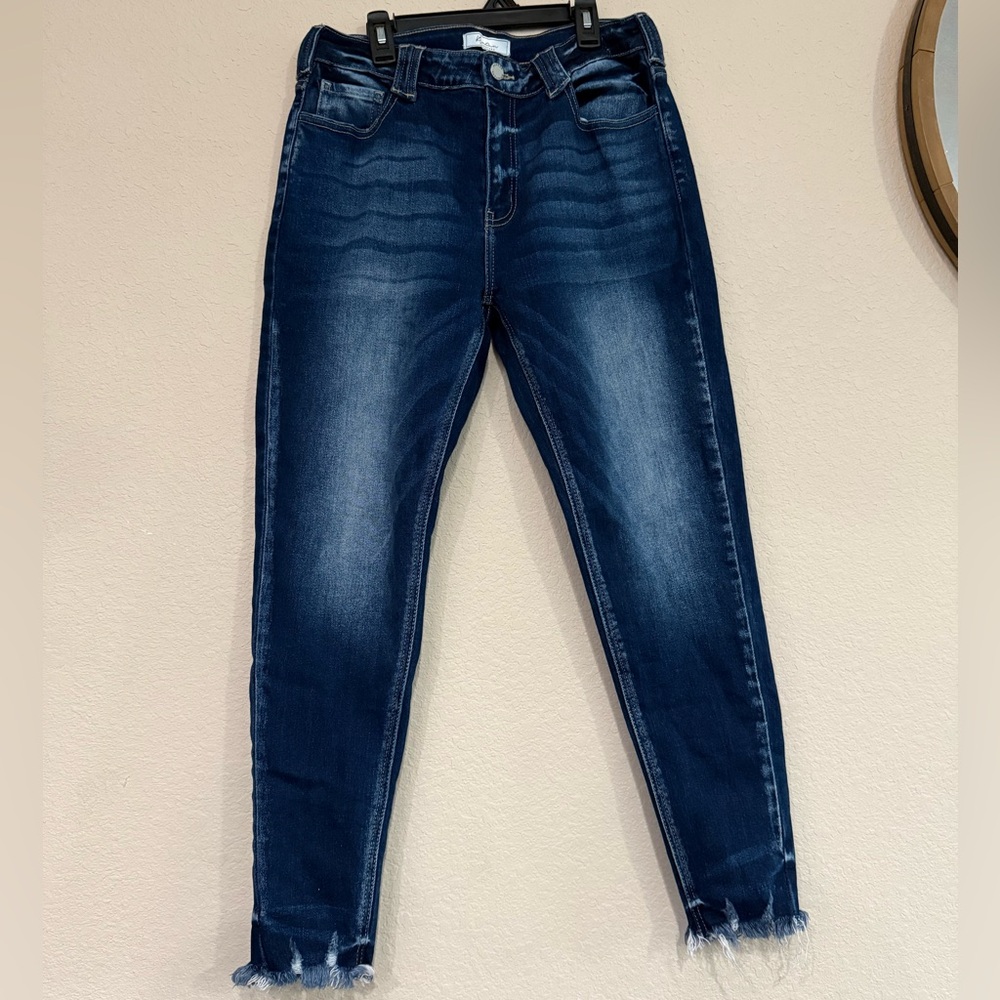 KanCan Kurvy mid-rise ankle skinny jeans